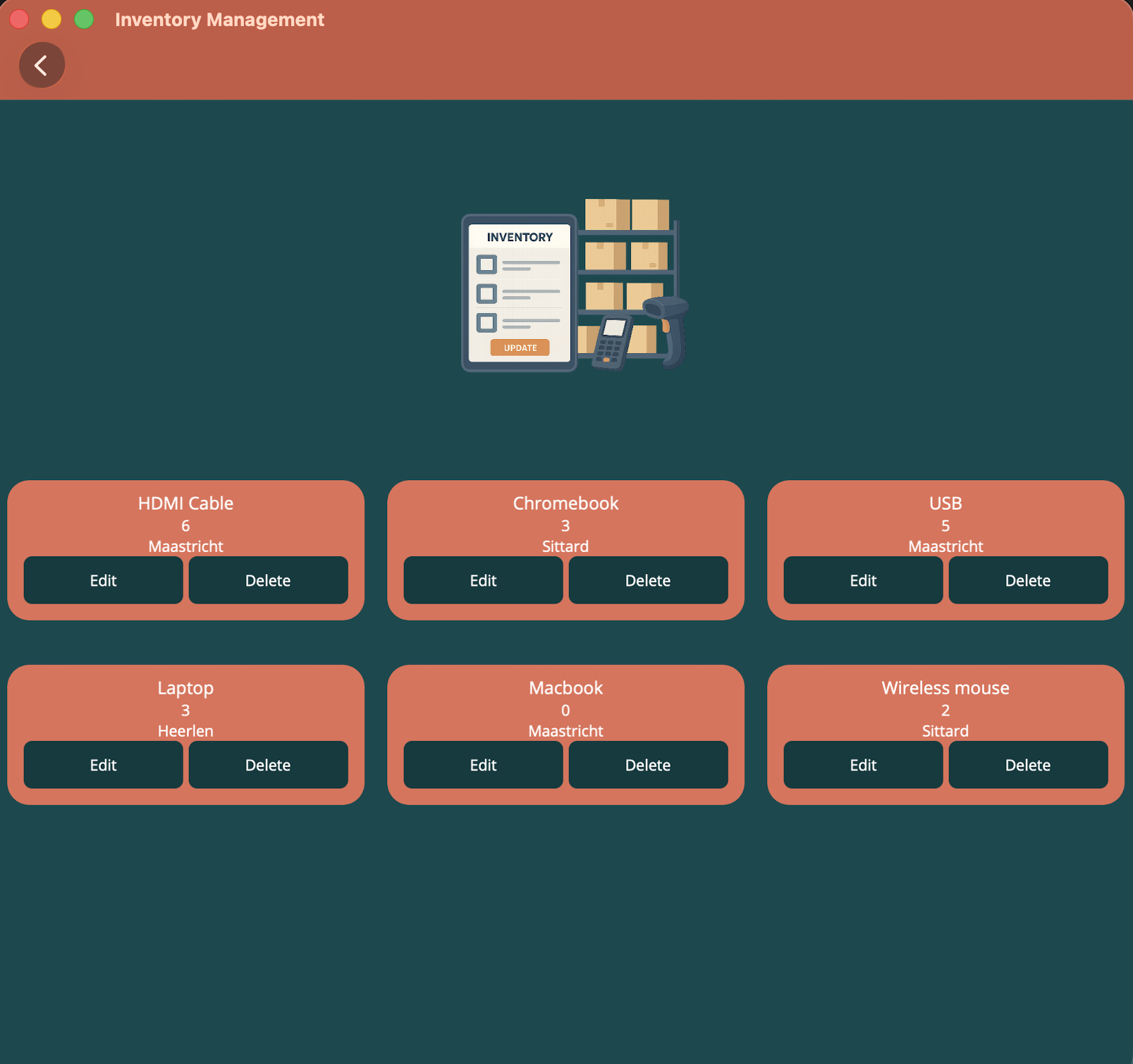 Project One screenshot